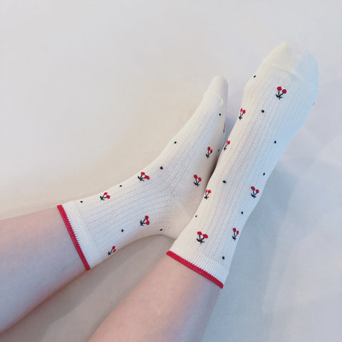 Cherries All Over Sock