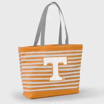 Tatum Wavy Striped Collegiate Tote