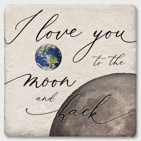 To the Moon & Back Coaster