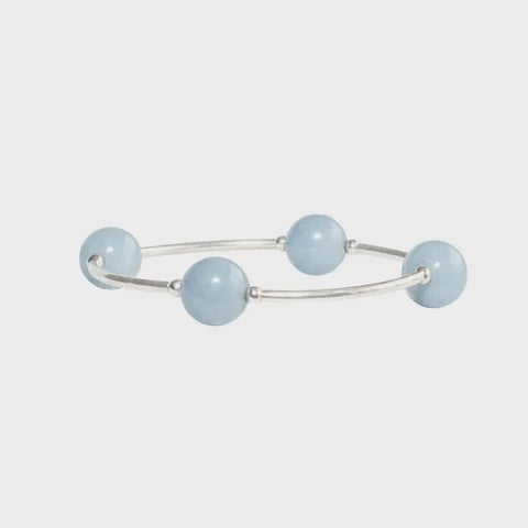 12mm Angelite Blessing Bracelet