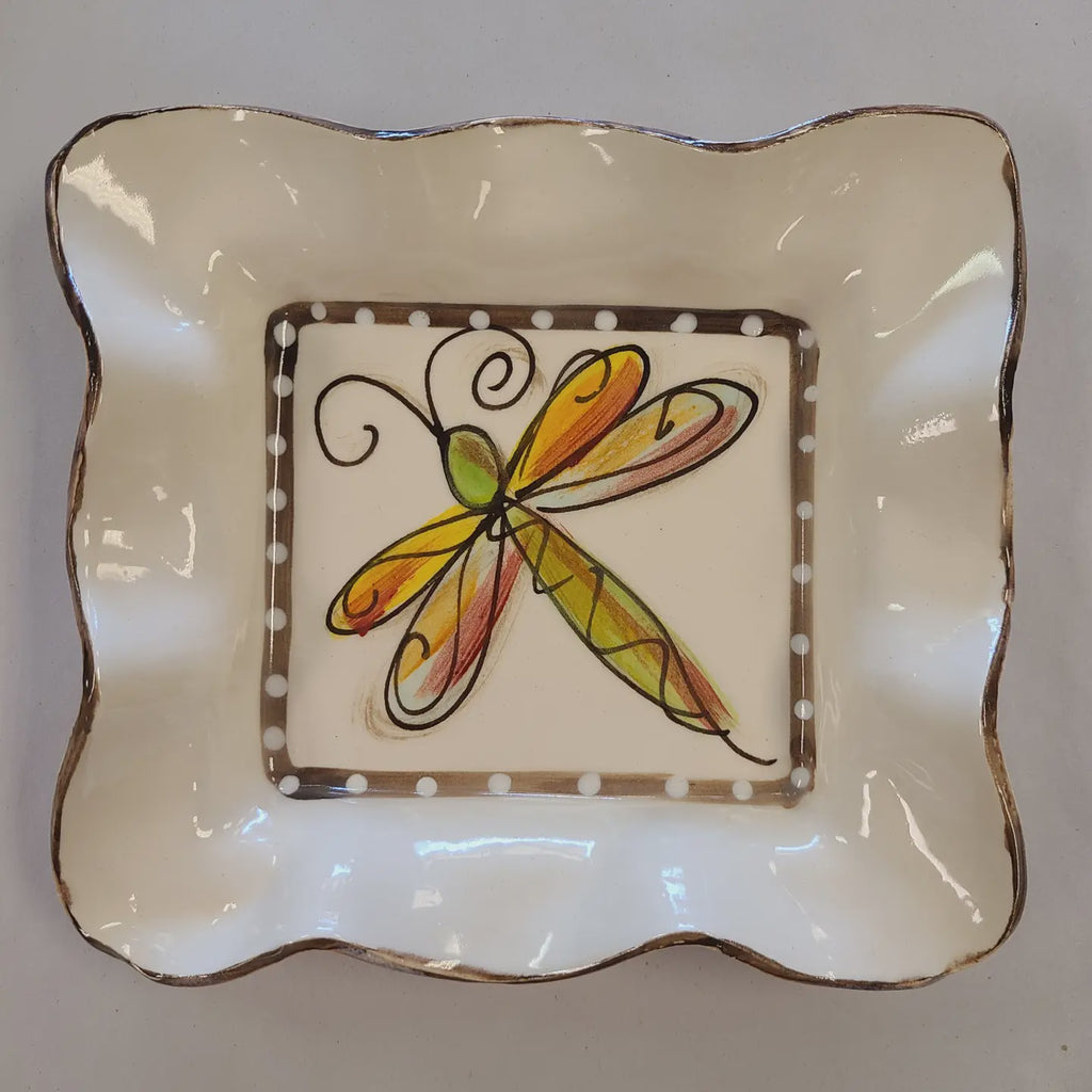 Condiment Bowl Dragonfly Pottery