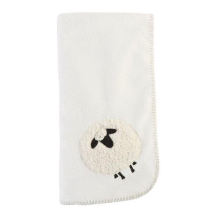 Fleece Baby Blanket White