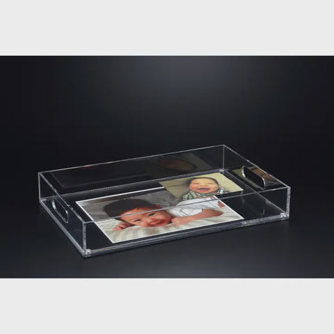 11x17 Rectangular Insertable Acrylic Tray With Magnets