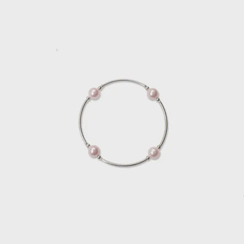 8mm Pink Pearl Blessing Bracelet