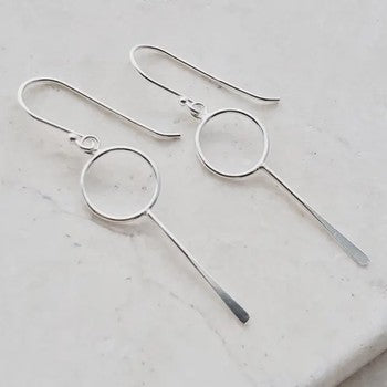 Circle Paddle Earrings