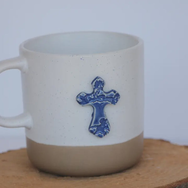 Cabin Style Cross Mug 10oz