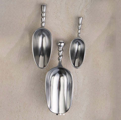 Aluminum Beaded Cheese Tools Set of 4