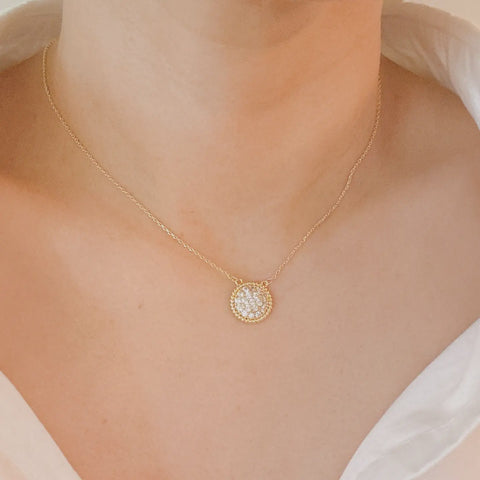 Inner Circle Crystal Pendant
