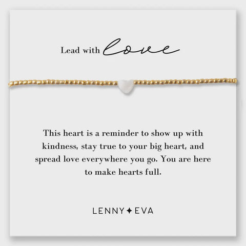 Intentions Cord Bracelet-Heart