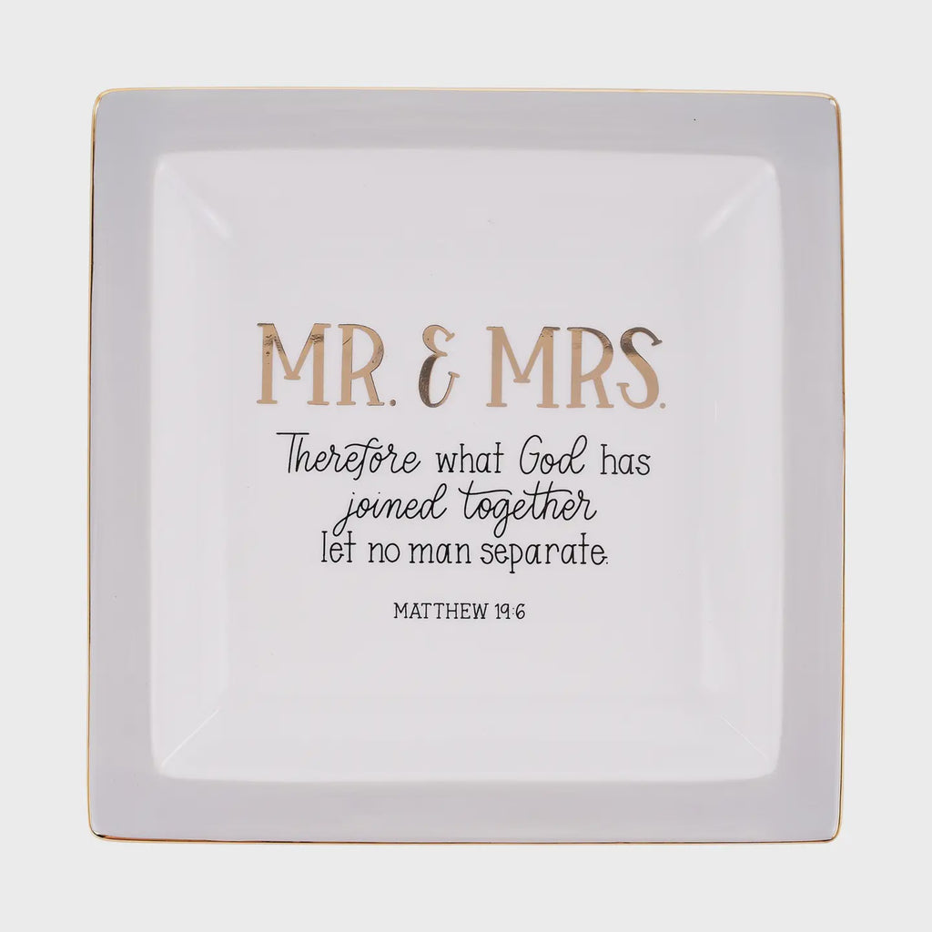 Mr. & Mrs. Joined Together Trinket Tray