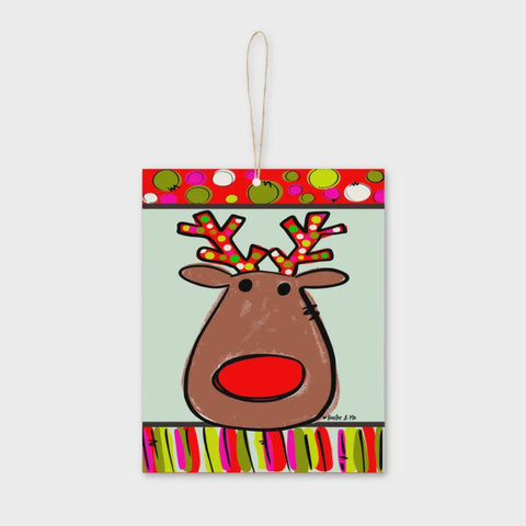 Reindeer Tag Ornament