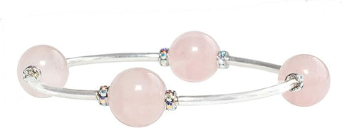 12mm Rose Quartz Blessing Bracelet
