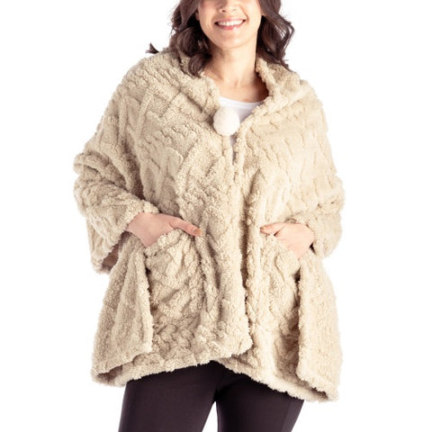 The Coziest Blanket Wrap Hello Mello/Tan