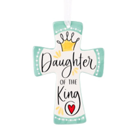 Ceramic Cross Daughter Of The King