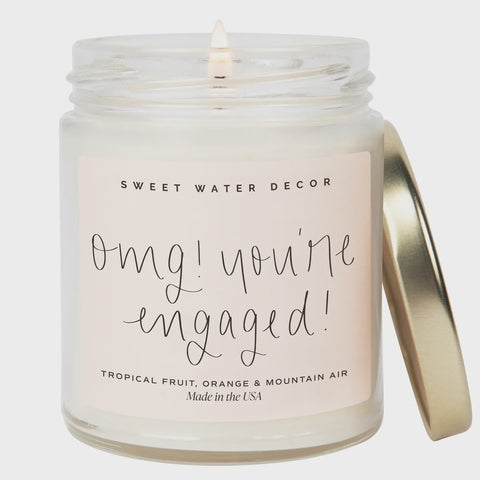 Omg! You're Engaged! 9 oz Soy Candle