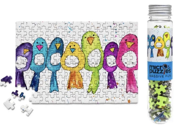 Micro Puzzles in Glass Container Ast