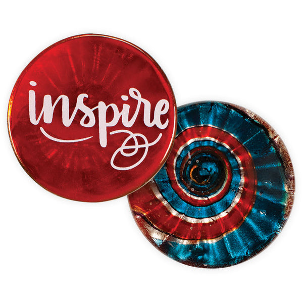 Swirls of Inspiration Glass Tokens Assorted
