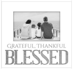 Blessed Photo Frame Galvanized Metal