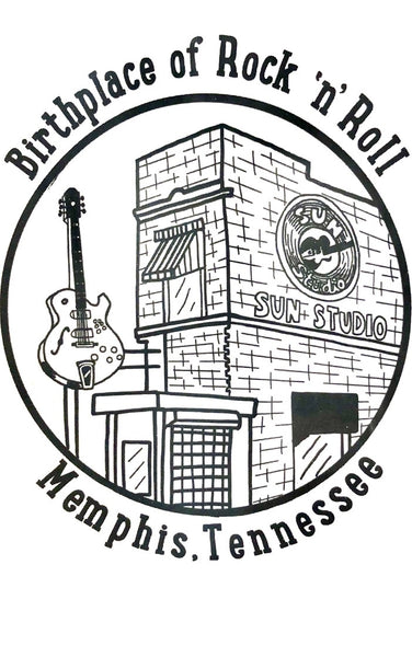 Memphis Tea Towel Birthplace of Rock 'n Roll Memphis Tn