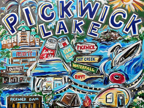 Pop Art Pickwick Lake by Nat Coop