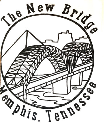 Memphis Tea Towel The New Bridge Memphis TN