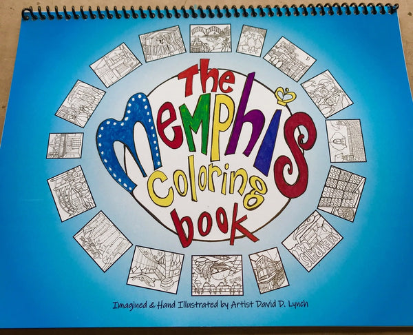 Coloring Book Memphis by David Lynch
