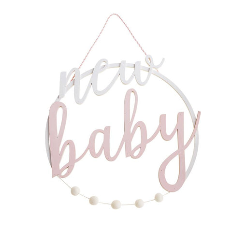 New Baby Door Hanger