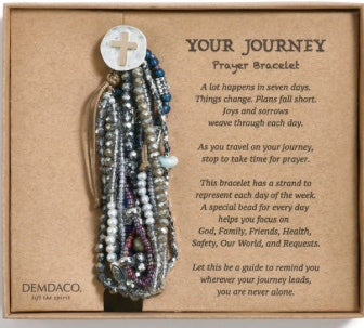 Journey Prayer Bracelet w/ Cross