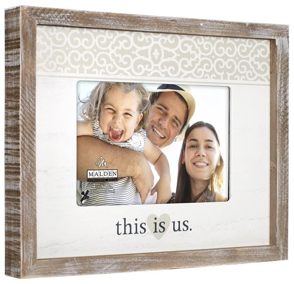 "This Is Us" Rustic  Border Photo Frame