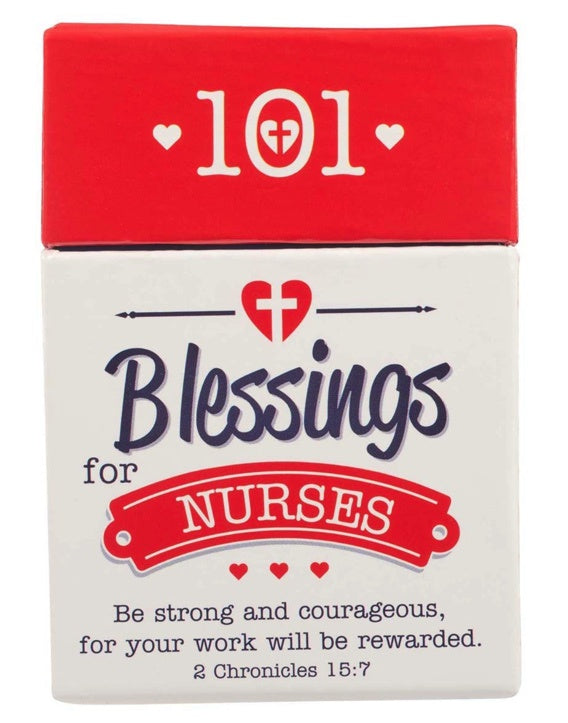 101 prayer cards for nurses box of blessing