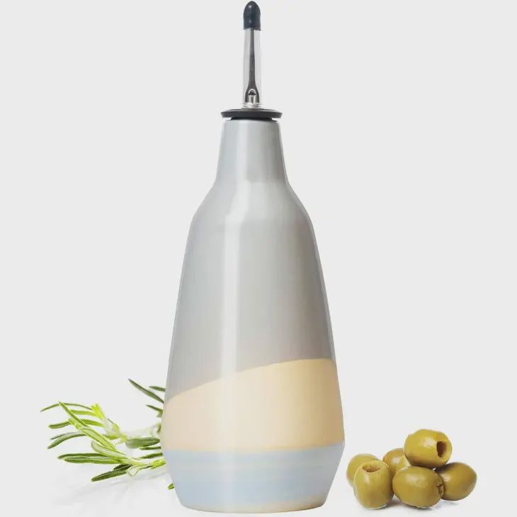 Cruet Ceramic Olive Oil Dispenser Bottle