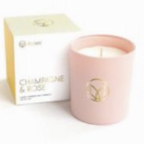 Soy Candle Champagne and Rose Musee