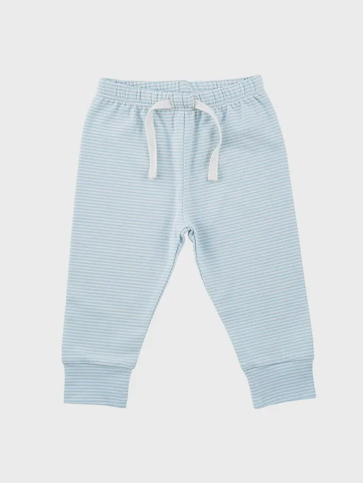 Blue Stripe Pants 0-6mo