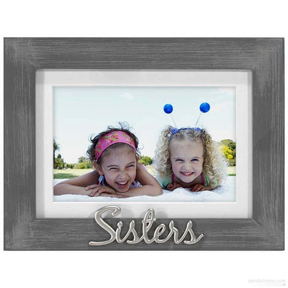 Sisters Gray Frame 4x6