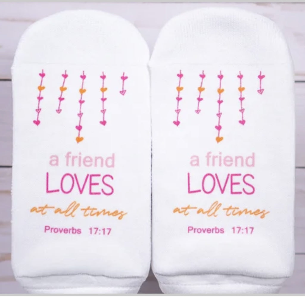 Scripture Socks A Friend Loves At All Times