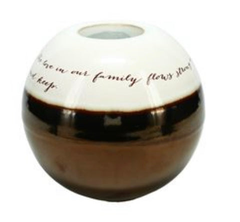 Decorative Tea Light Candle Holder Love / Family