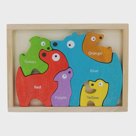 Dog Family Puzzle - Bilingual!