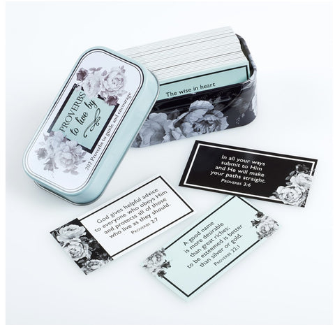 Proverbs to Live By Decorative Tin