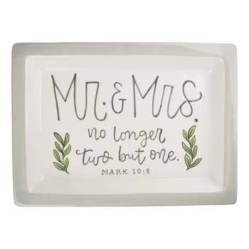 Mr and Mrs Wedding Tray
