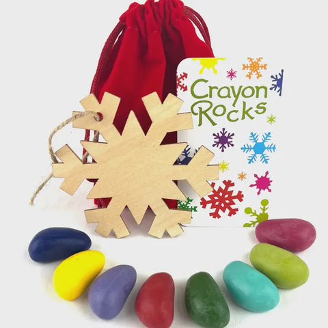 Crayon Rocks Holiday Collection Includes Ornament
