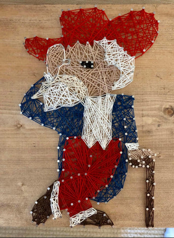 String Art Ole Miss COLONEL REB