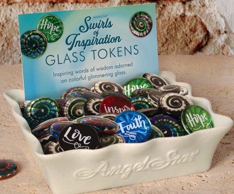 Swirls of Inspiration Glass Tokens Assorted