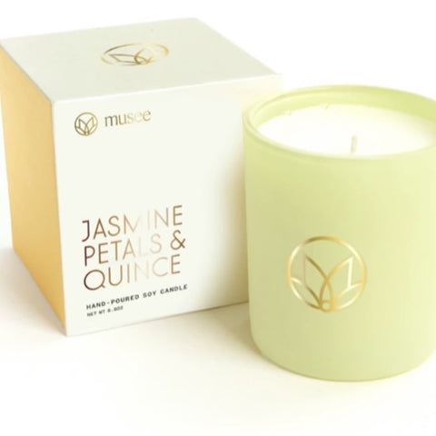 Soy Candle Jasmine Petals and Quince Musee