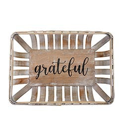 Grateful Basket Tray