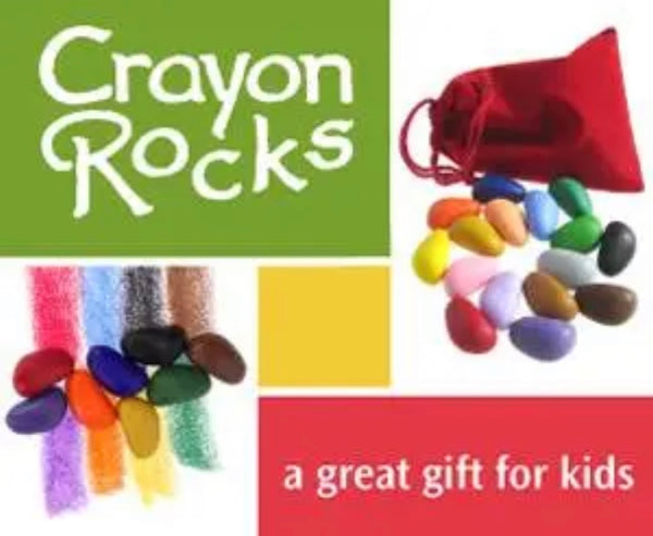32 Crayons Rocks in Muslin Bag