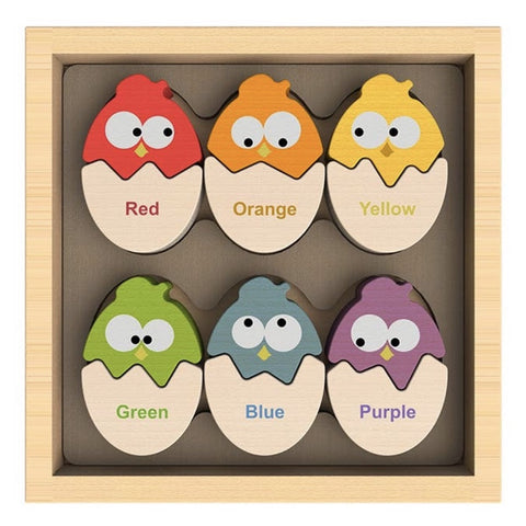 Puzzle Color Eggs for Toddlers Preschoolers