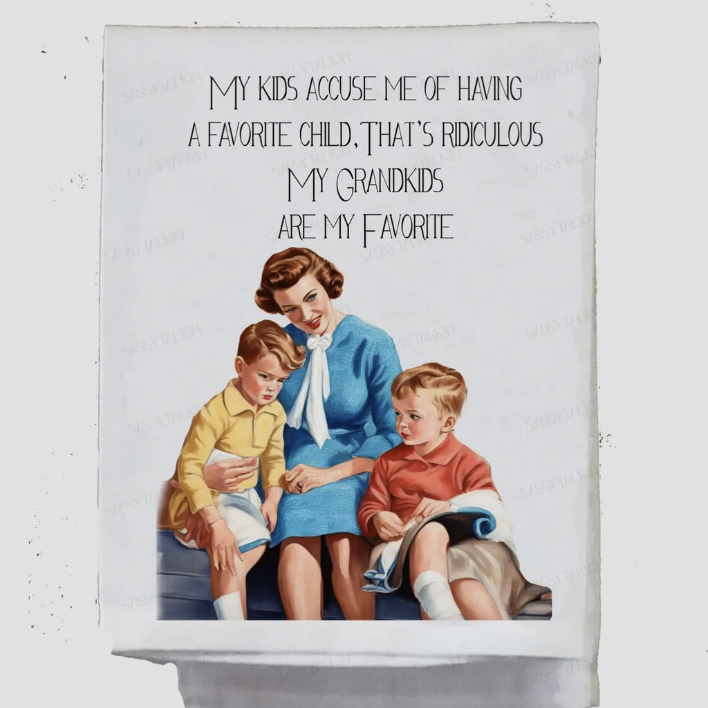 My Kids Accuse Me Tea Towel