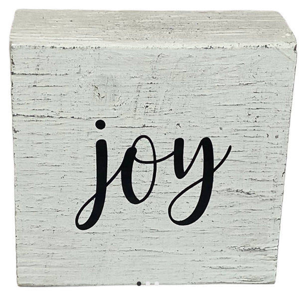 Distressed Small Wood Signs features 1 positive word