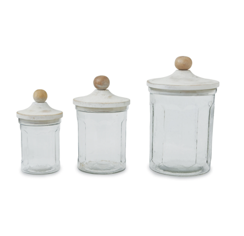 Glass Canister in 3 Sizes
