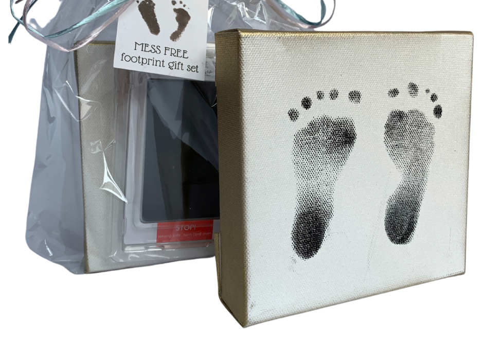 2pcs Baby Foot Or Hand Print Set,footprint Baby Ink Pad,baby Hand